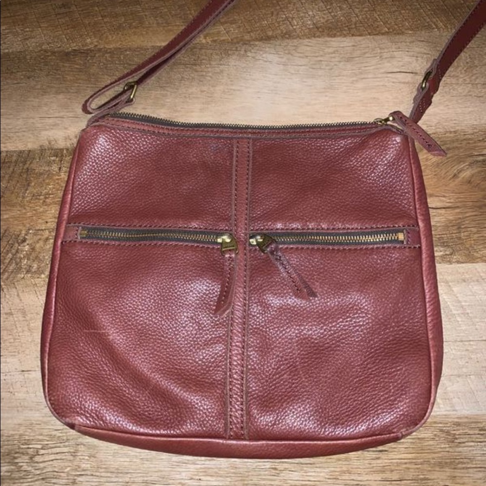 Real fossil purse